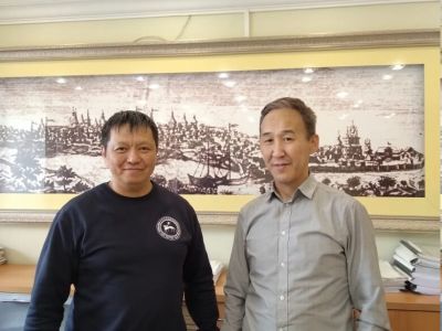 Участник программы «Якутия – Земля героев» познакомился с работой главного архитектора Якутска