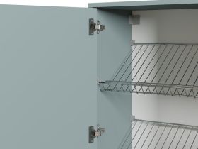 Обувница подвесная Сайрис 50x99 Серо-зеленый