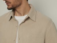 Рубашка с коротким рукавом из хлопка