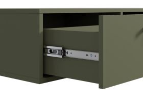 Тумба подвесная Сайрис 98x25 Оливковый