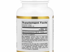 Lake Avenue Nutrition, Витамин K2 (в виде менахинона-7), 50 мкг, 120 растительных капсул