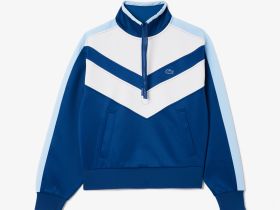 Женский свитшот Lacoste на молнии