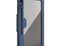 Чехол-книжка Nillkin Bumper Leather case Pro для Samsung Galaxy Tab S9 защита камеры/полиуретан (синий)
