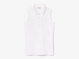Женское поло Lacoste приталенного кроя из хлопка пике