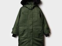 Пальто текстильное с полиуретановым покрытием для девочек