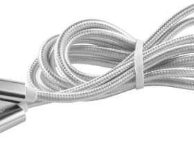 Кабель Red Line USB / Apple Lightning 1 м Серебристый