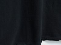 Базовая футболка с необработанным краем, Черный