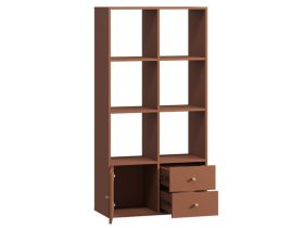 Стеллаж Кейн 3-75x149 Терракотовый