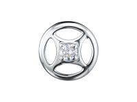 Подвеска из белого золота с бриллиантом э4001пд07210127