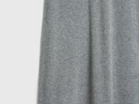 Вязаная юбка-трапеция, Серый