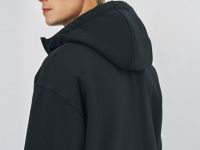 Утеплённая толстовка на молнии, Черный