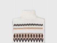 Шарф-манишка для девочек, Белый