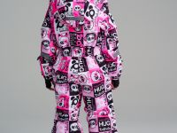 Комбинезон текстильный с полиуретановым покрытием для девочек