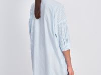 Платье-рубашка в полоску