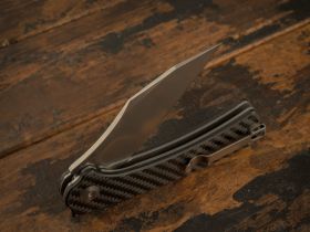 Складной нож CJRB Talla, сталь D2, рукоять карбон