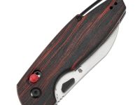 Складной нож Tenable Model 6, сталь 14C28N, рукоять G10 черно-красная