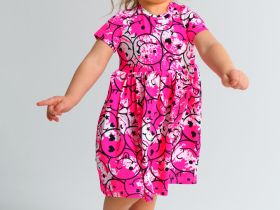 Платье-боди детское трикотажное для девочек