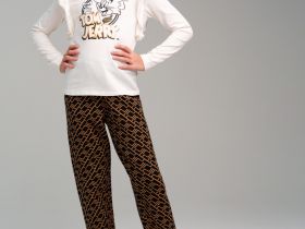 Брюки трикотажные для девочек