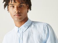 Мужская льняная рубашка Lacoste Regular Fit