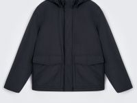 Куртка прямого силуэта с воротником-стойкой