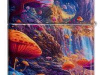 Зажигалка ZIPPO Mushroom Forest Design с покрытием 540 Matte, латунь/сталь, разноцветная, матовая, 38x13x57 мм