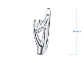 Серьги из белого золота э4712сг07080900