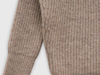 Джемпер силуэта трапеция с шерстью