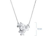 Колье из серебра с бриллиантами э0601кл03185300