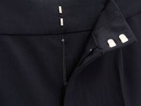 Брюки прямого кроя на средней посадке