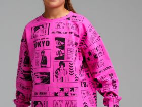 Толстовка трикотажная для девочек