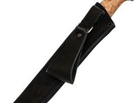 Кованый нож Финский-2, сталь Х12МФ, карельская берёза