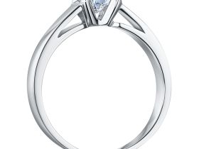 Классическое кольцо из белого золота э4712кц01090500_white
