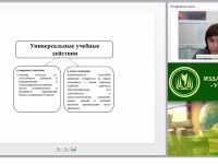 Современный урок учителя начальных классов в аспекте развития универсальных учебных действий у школьников в соответствии с требованиями ФГОС НОО