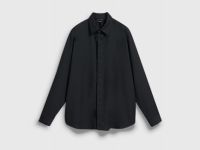 Рубашка с шерстью, Черный