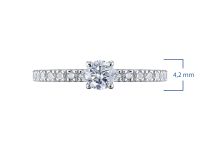 Кольцо из белого золота э4012кц03153500_white