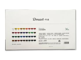 Набор акварели Dmast 36 туб по 12 мл в картонной упаковке