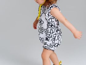 Панама детская текстильная для девочек