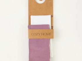 Носки Жаклин, сирень/белые