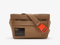 Водоотталкивающая сумка с фирменным принтом Lacoste через плечо