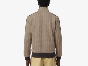 Мужская жаккардовая толстовка Lacoste PARIS с монограммой
