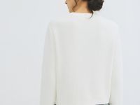 Укороченный кардиган, Белый