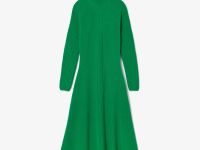 Женское шерстяное платье Lacoste с длинным рукавом