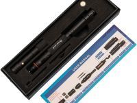 Тактическая ручка для выживания с фонариком 11 в 1, желтая