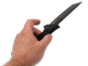 Складной нож Obertech ns-02 Tanto, сталь VG-10, рукоять G10, черный