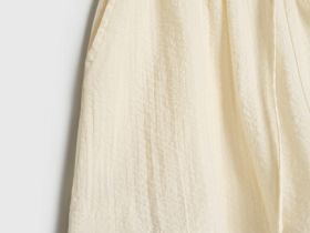 Шорты пижамные из ткани с жатым эффектом, Желтый