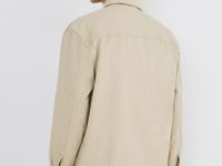 Куртка-рубашка из твила, Бежевый