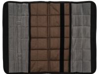 Сумка для 12 ножей с замком KTB, коричневая