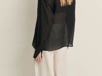 Блузка свободного силуэта