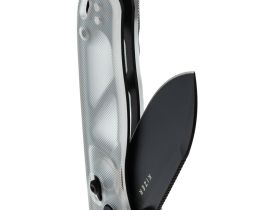 Складной нож Kizer Drop Bear, сталь Nitro-V, компактный EDC, рукоять акрил, темно-серый