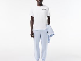 Мужская футболка Lacoste из плотного хлопка